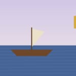 海を渡る古代の帆船と金印